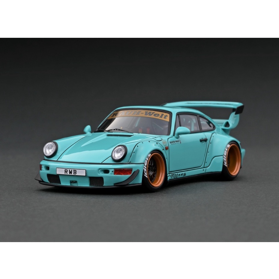 模例】ig 1/43 RWB Porsche 964 淺藍色IG2516 | 蝦皮購物