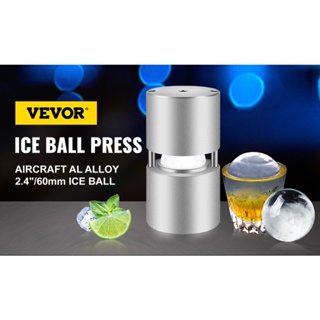 VEVOR Ice Ball Press, 2.4 Ice Ball Maker, Aircraft Al Alloy Ice