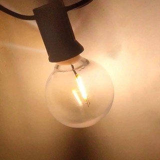 20 件 G40 LED 替換燈泡 E12 螺絲底座防碎 LED 球燈泡,用於太陽能燈串暖色 | 蝦皮購物