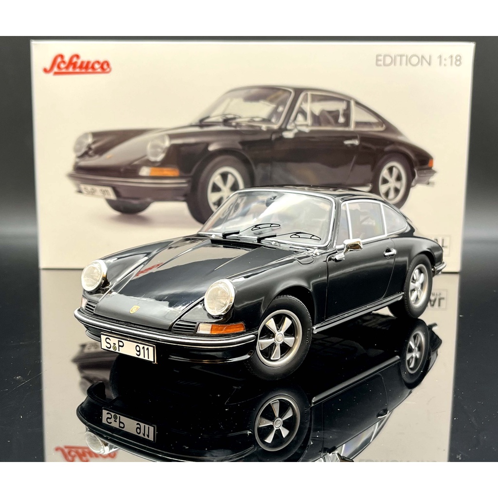 Ivy Merit 1/18 Porsche 911S 1967 Le Mans - Noire, Résine, Collection (Neuve)