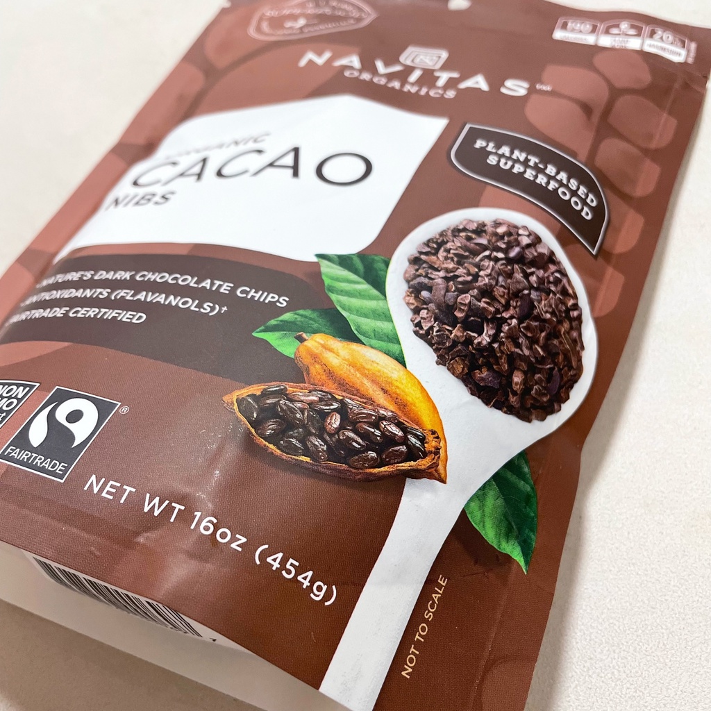 Navitas Organics Organic Cacao Nibs 生可可豆碎粒巧克力粒巧克力豆