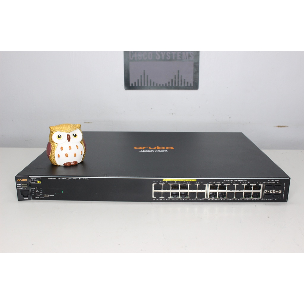 HP J9773 Aruba 2530-24G PoE+ 24-Port Gigabit Ethernet Switch