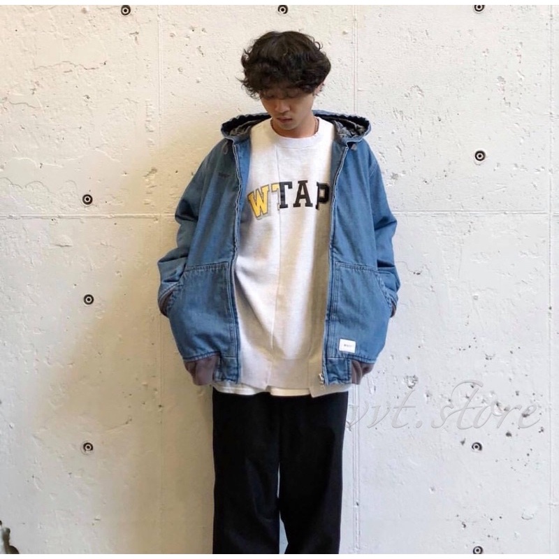 WTAPS 18AW VICE JACKET. COTTON. DENIM 牛仔外套連帽外套夾克| 蝦皮購物