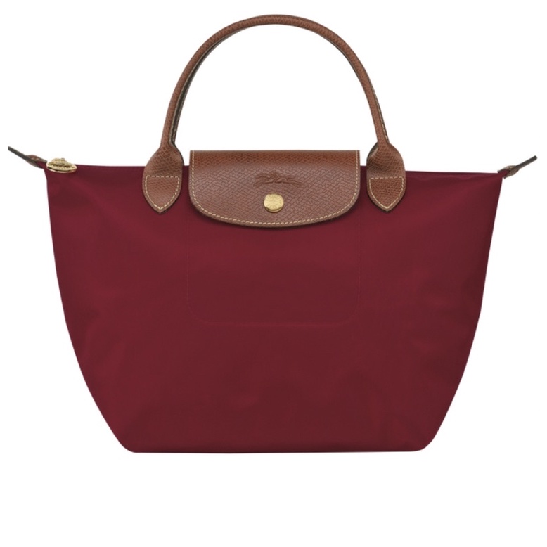 Red longchamp best sale