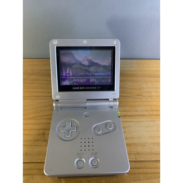 2002年 任天堂 Nintendo GAMEBOY ADVANCE SP(GBA SP)含卡帶、原廠充電器