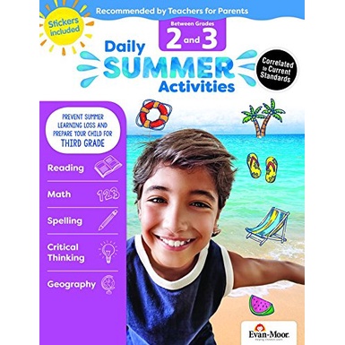 Daily Summer Activities (2018 Revised Edition), Between Grades 2 and 3 ...