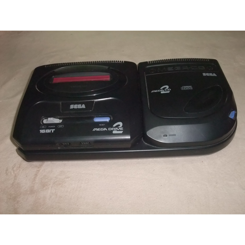 SEGA MD2 + CD2 主機+ 15遊戲(8成新以上)(全原廠線材)(保固一個月) | 蝦皮購物