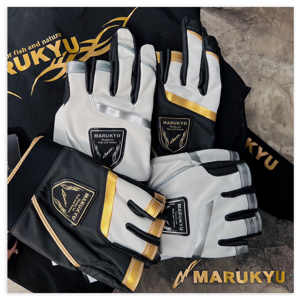 玩家釣具｜MARUKYU 丸九TR-01 三指切五指切釣魚手套| 蝦皮購物