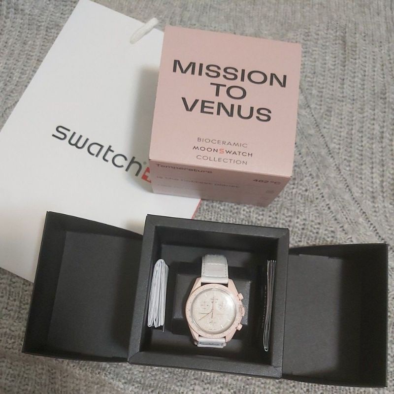 OMEGA X SWATCH VENUS 全新保護膜未拆 內含保證書