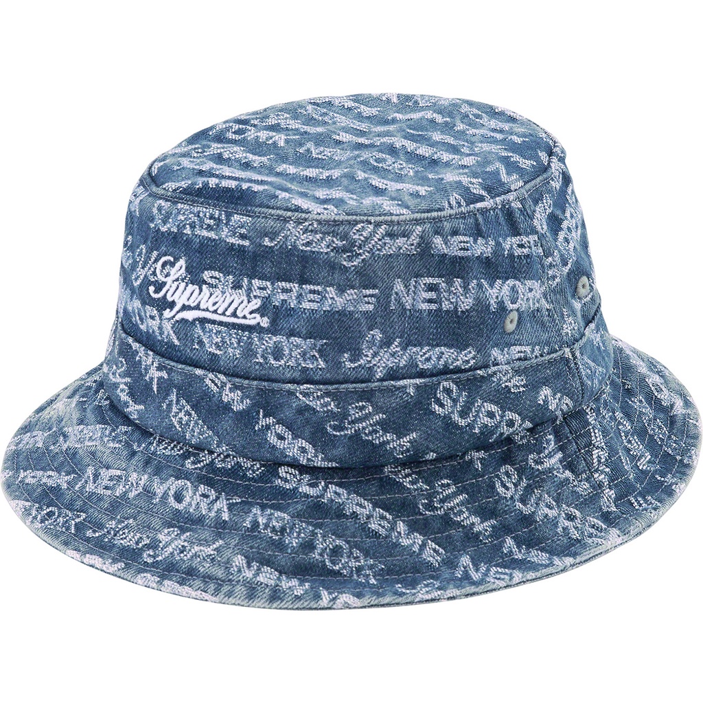 Supreme 2022 F/W 秋冬Multi Type Jacquard Denim Crusher 單寧