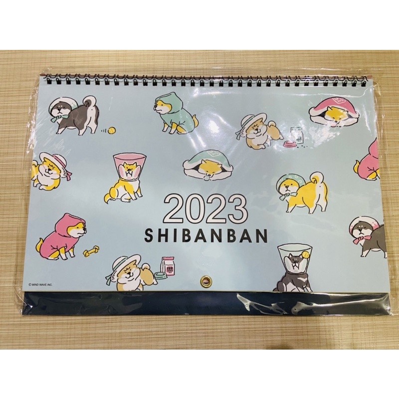 2023年 SHIBANBAN 微笑柴犬 大桌曆 小桌曆 掛曆 日誌 L夾 | 蝦皮購物
