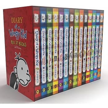 Diary of a Wimpy Kid Box of Books 1-14 (共14本平裝本)/Jeff Kinney