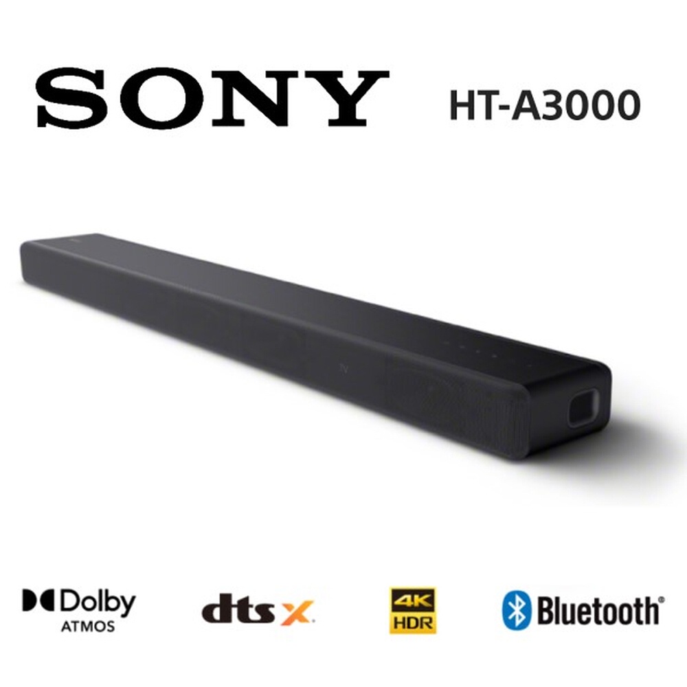 SONY 索尼3.1聲道聲霸SOUNDBAR HT-A3000 公司貨| 蝦皮購物