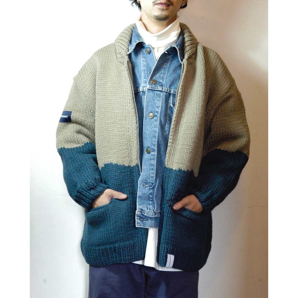 ジャケット・アウター DESCENDANT/SPYHOP COWICHAN SWEATER DESCENDANT/SPYHOP COWICHAN SWEATER (GRAY)