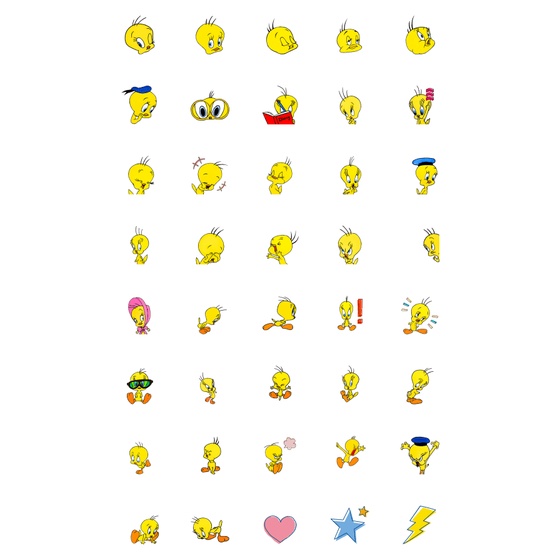 Line日本🇯🇵表情貼∣崔弟 Animated Tweety Emoji 翠迪鳥 崔迪 翠兒 樂一通 金絲雀 | 蝦皮購物