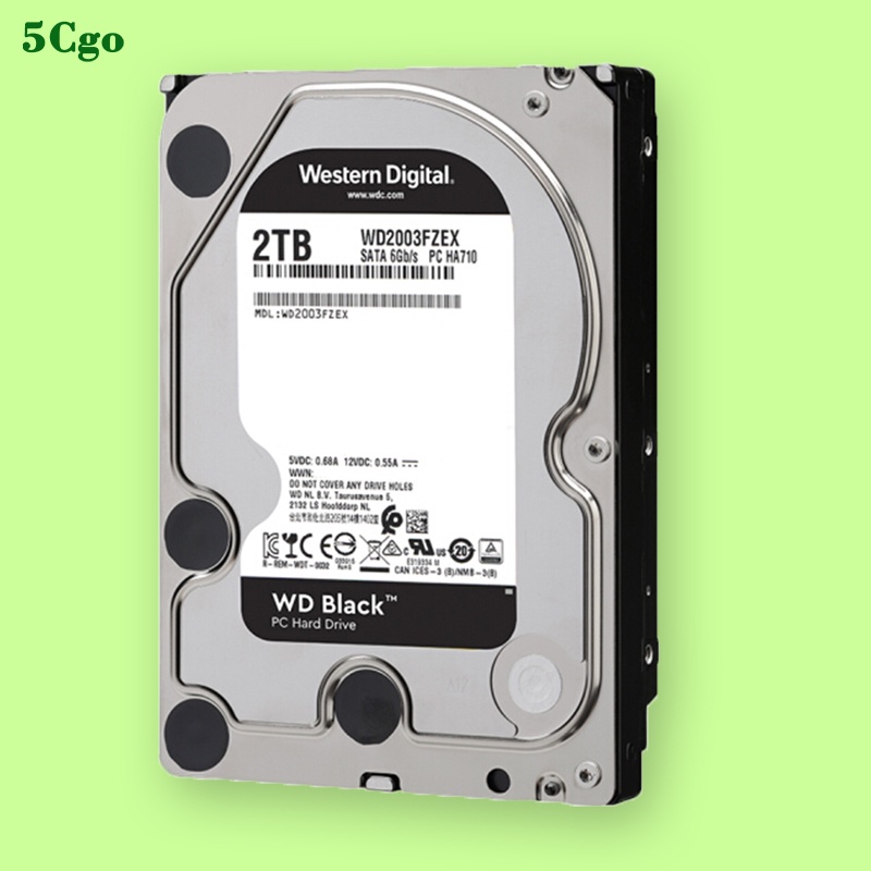 5Cgo【含稅】WD/西部數據WD2003FZEX 2TB 7200轉64M 3.5寸桌上型電腦