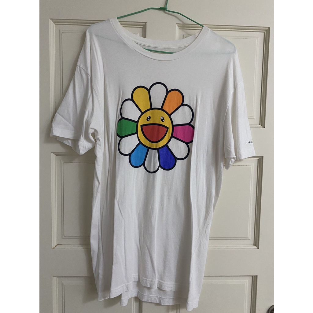 村上隆 Takashi Murakami Triple Sakura Joy” Destroyed T-shirt