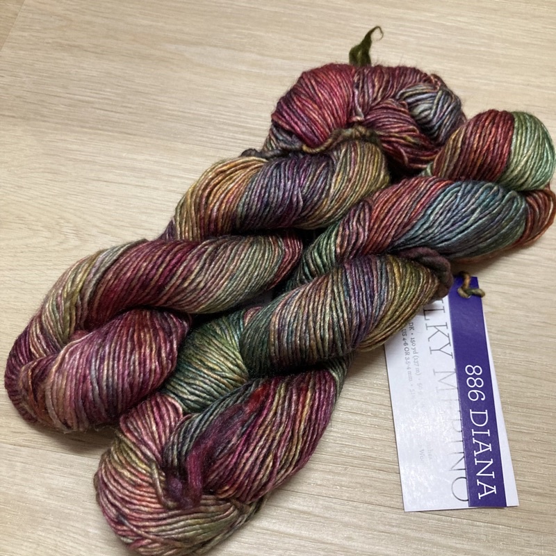 Malabrigo Silky Merino 絲美麗諾單股dk 886 Diana 蝦皮購物