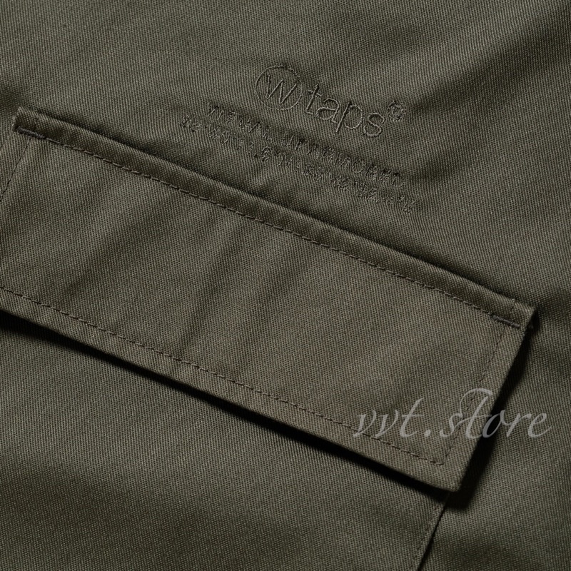 WTAPS 22AW JUNGLE / LS / CTPL. TWILL. DOT SIGHT 長袖襯衫外套四袋