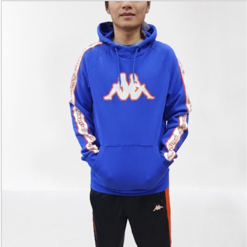 Kappa red white on sale and blue hoodie