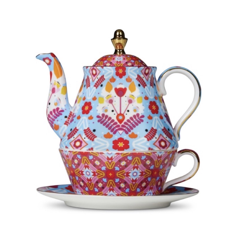 國外帶回 T2 tea Euphoric系列Tea for one茶壺茶杯盤組 | 蝦皮購物