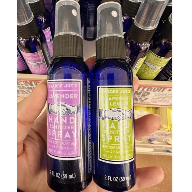 【Star代購】美國 Trader Joe's Hand sanitizer Spray 乾洗手 葡萄柚檸檬乾洗手 蝦皮購物
