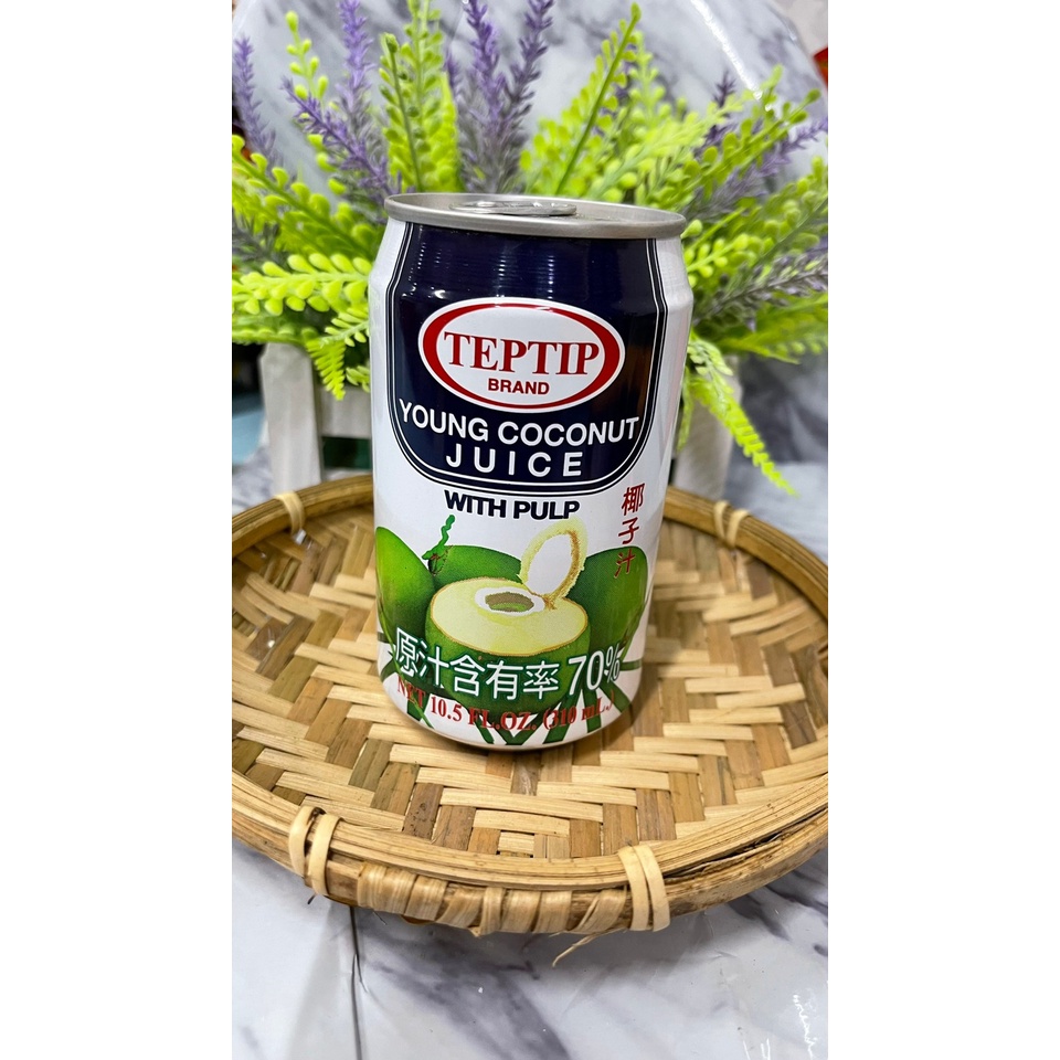 現貨 泰國TEPTIP椰子水(有果粒）TEPTIP YOUNG COCONUT JUICE | 蝦皮購物