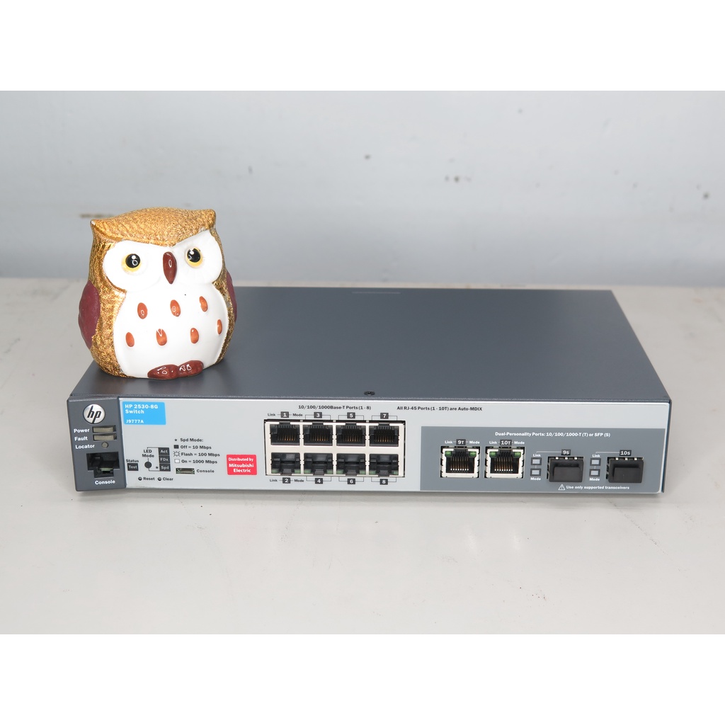 HP ARUBA新舊款J9777A 2530-8G 8-Port Gigabit Switch 無風扇 | 蝦皮購物