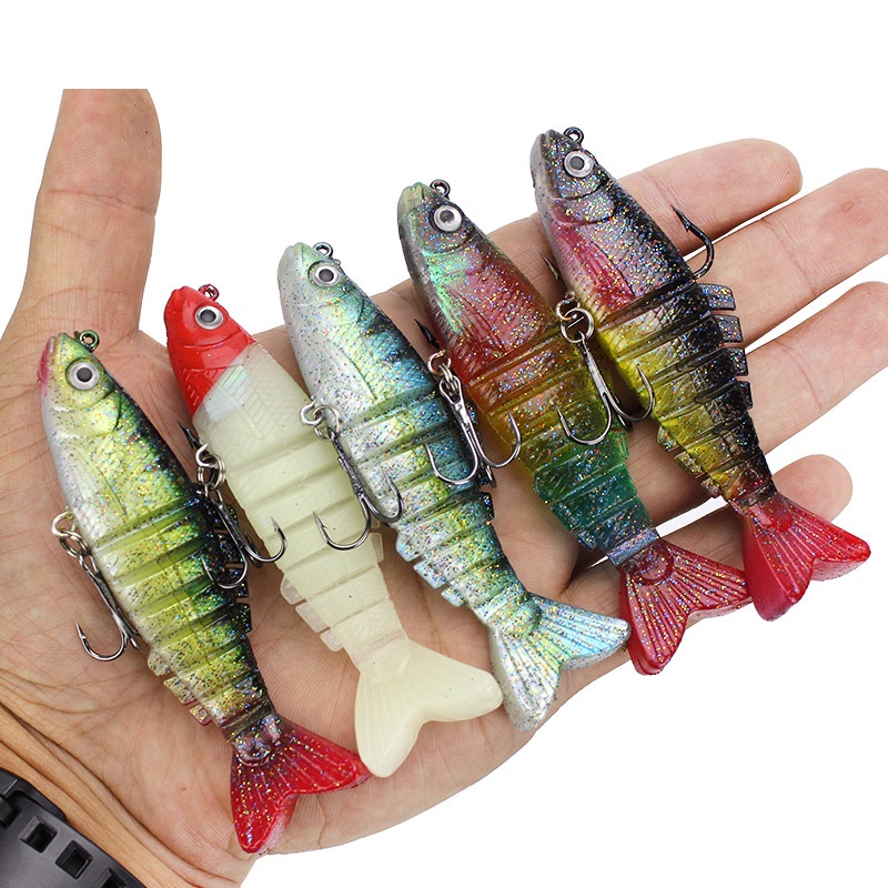 9cm/17g 逼真人造魚餌多節鉛頭魚下沉米諾魚餌 Buzz Hard Bait 游泳餌 3D 眼睛魚餌浮動齒輪旋轉搖擺 | 蝦皮購物