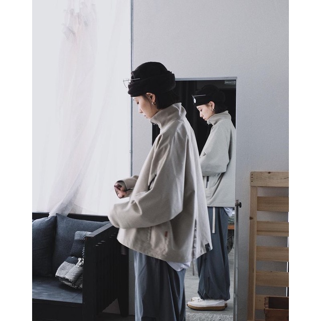 售出六周年外套Goopi “J-1RZ” 3D Tech shield Jacket Bone 骨白06  