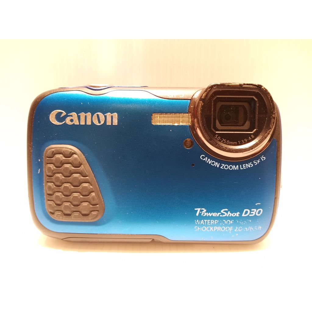 Canon PowerShot D30 防水數位相機GPS 25m潛水2米防撞防塵及-10