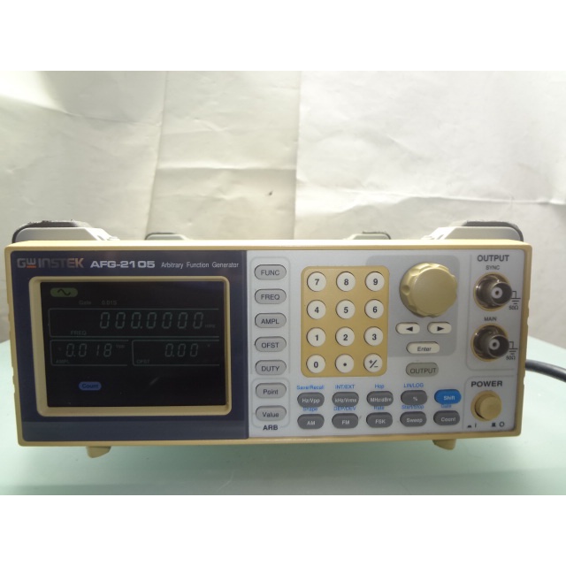 固緯GWInstek AFG-2105,5MHz 任意波函數信號產生器 Counter, Sweep, FSK調變 2手 | 蝦皮購物