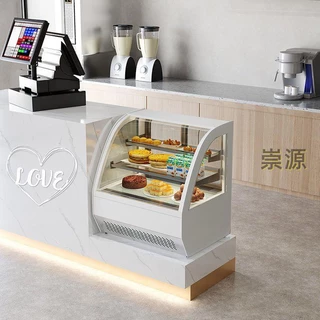 💥【免運】風冷小型臺式蛋糕柜冷藏展示柜商用風冷甜品西點慕斯柜吧臺保鮮柜