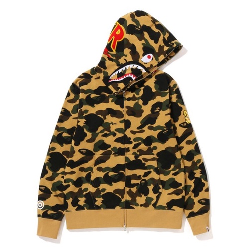 日貨代購CITY】BAPE APE 1ST CAMO SHARK FULL ZIP HOODIE 初代鯊魚外套