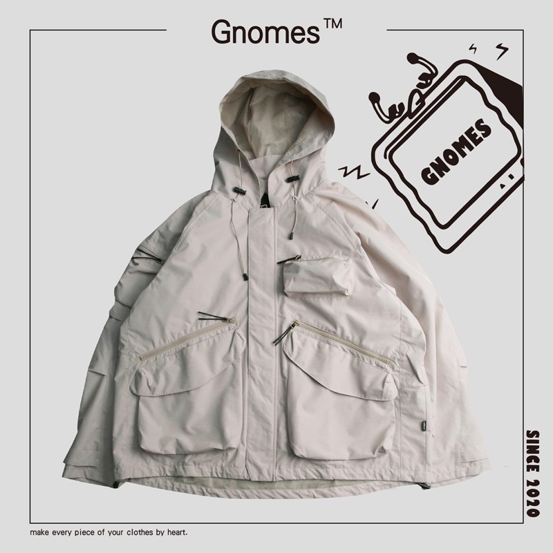 Gnomes lab 22AW WATER RESISTANT OUTDOOR ANORAK JACKET機能外套 | 蝦皮購物