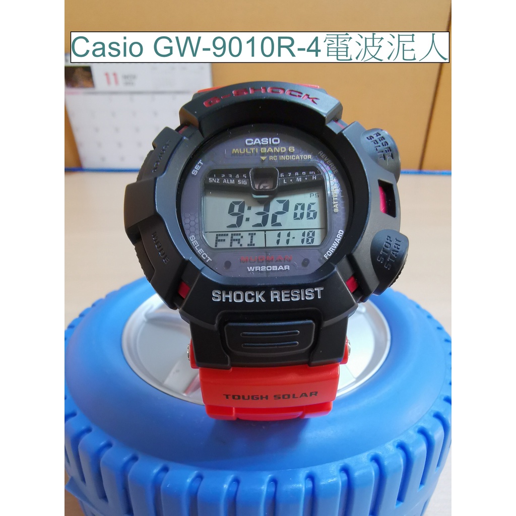 卡西歐控】保證真品二手casio電波泥人mudman GW-9010R-4#21 | 蝦皮購物