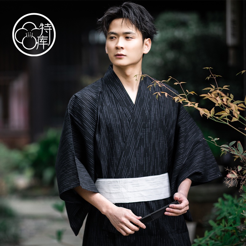 日本 男士 和服 武士 長袍 浴衣 日式 夏季 傳統 和服 復古 正裝 劇本 密室 寫真 | 蝦皮購物
