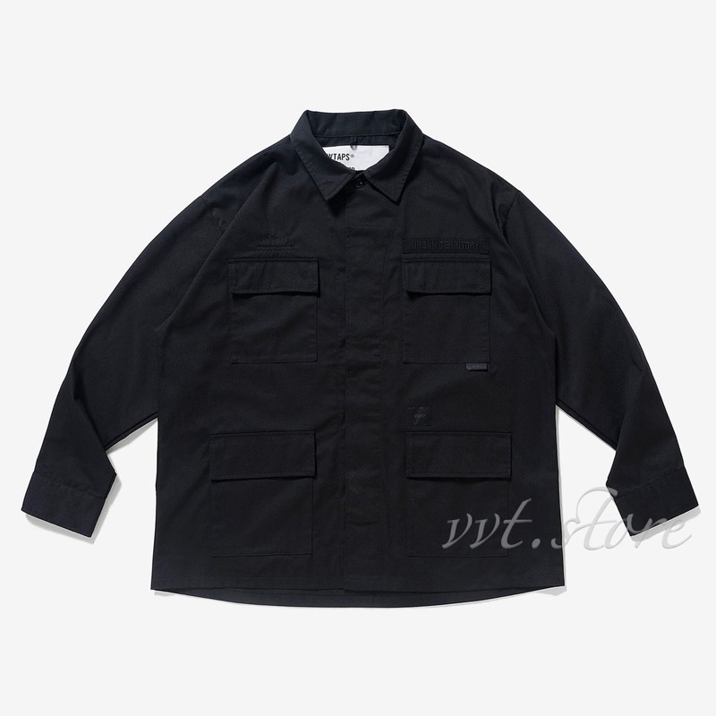 WTAPS 22AW JUNGLE / LS / CTPL. TWILL. DOT SIGHT 長袖襯衫外套四袋