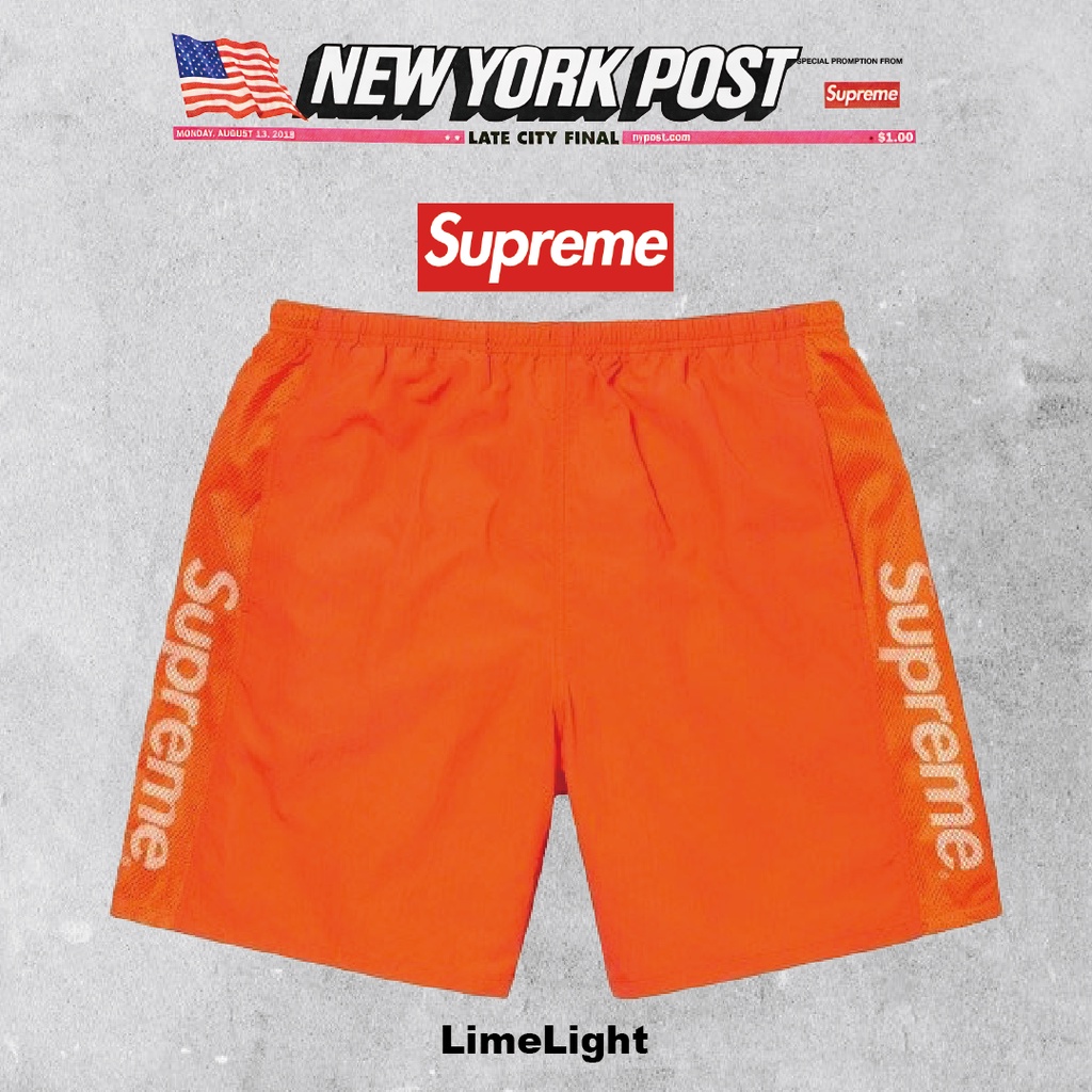 ☆LimeLight☆ Supreme Mesh Water Shorts 橘色M L XL | 蝦皮購物