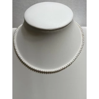 ｛zani 手作｝天然淡水極光小圓珠 珍珠項鍊3-3.5mm