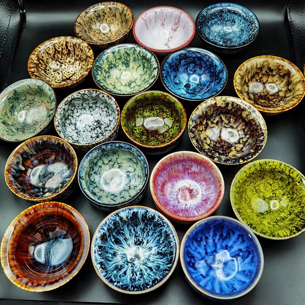 主人杯 茶器 茶道具 天目茶碗 建窯盞 窯変釉 天目 まぶしく 茶碗