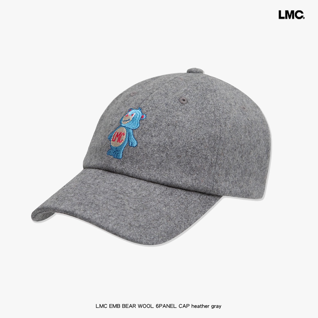 LESSTAIWAN ▽ LMC EMB BEAR WOOL 6PANEL CAP 帽子2202 | 蝦皮購物