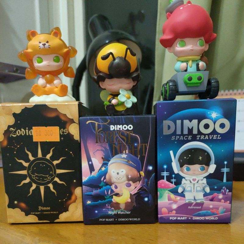 泡泡瑪特POP MART DIMOO 盲盒 盒玩 公仔收藏 熱賣款 星座系列 太空系列 森林系已拆盒 確認款 | 蝦皮購物