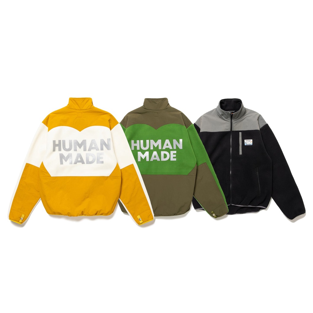 【日貨代購CITY】2022AW HUMAN MADE FLEECE JACKET 外套 3色 抓絨 毛絨 外套 現貨 | 蝦皮購物