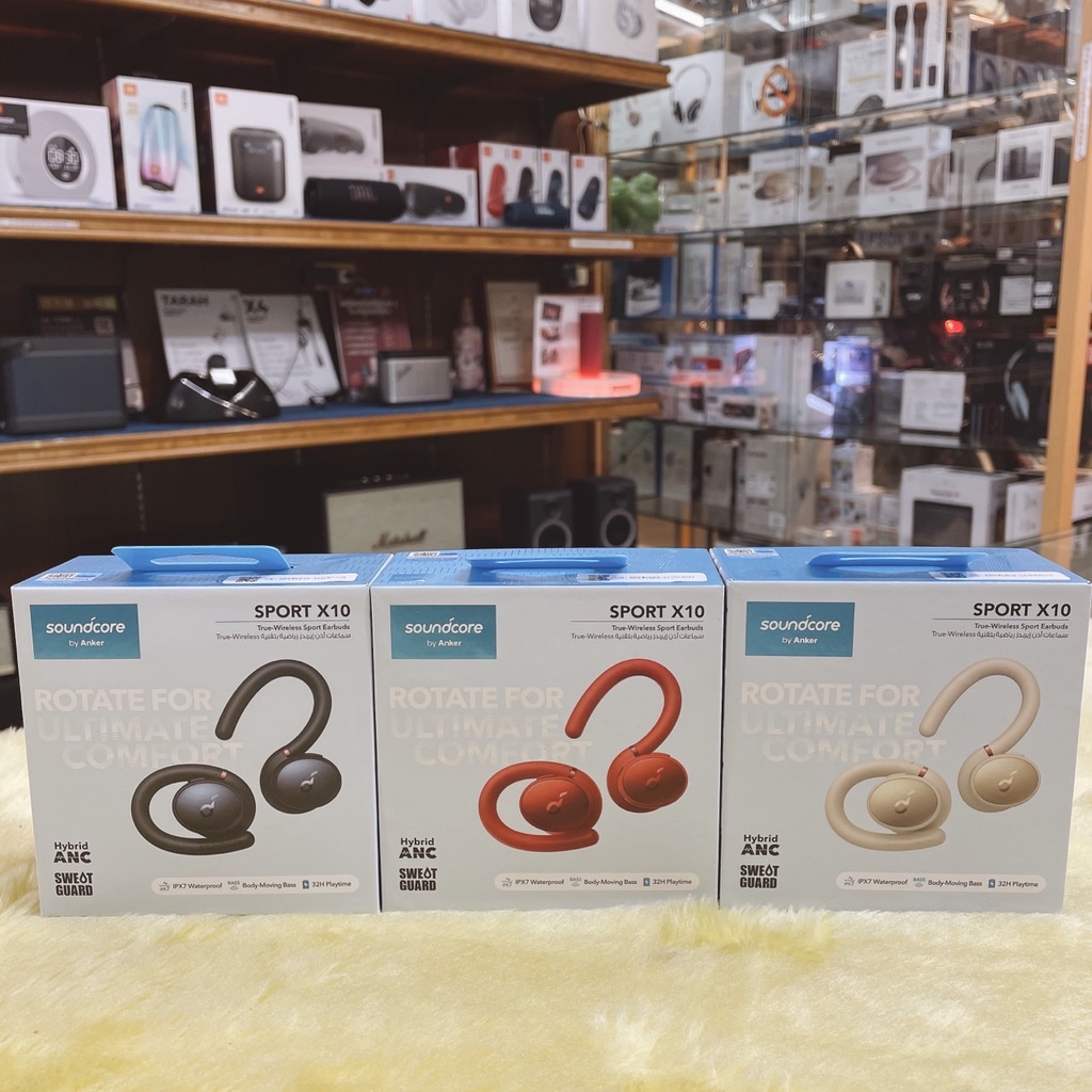 《台灣公司貨》ANKER soundcore Sport X10 耳掛式運動藍牙耳機 極致零壓 燃動助力 (視聽影訊)