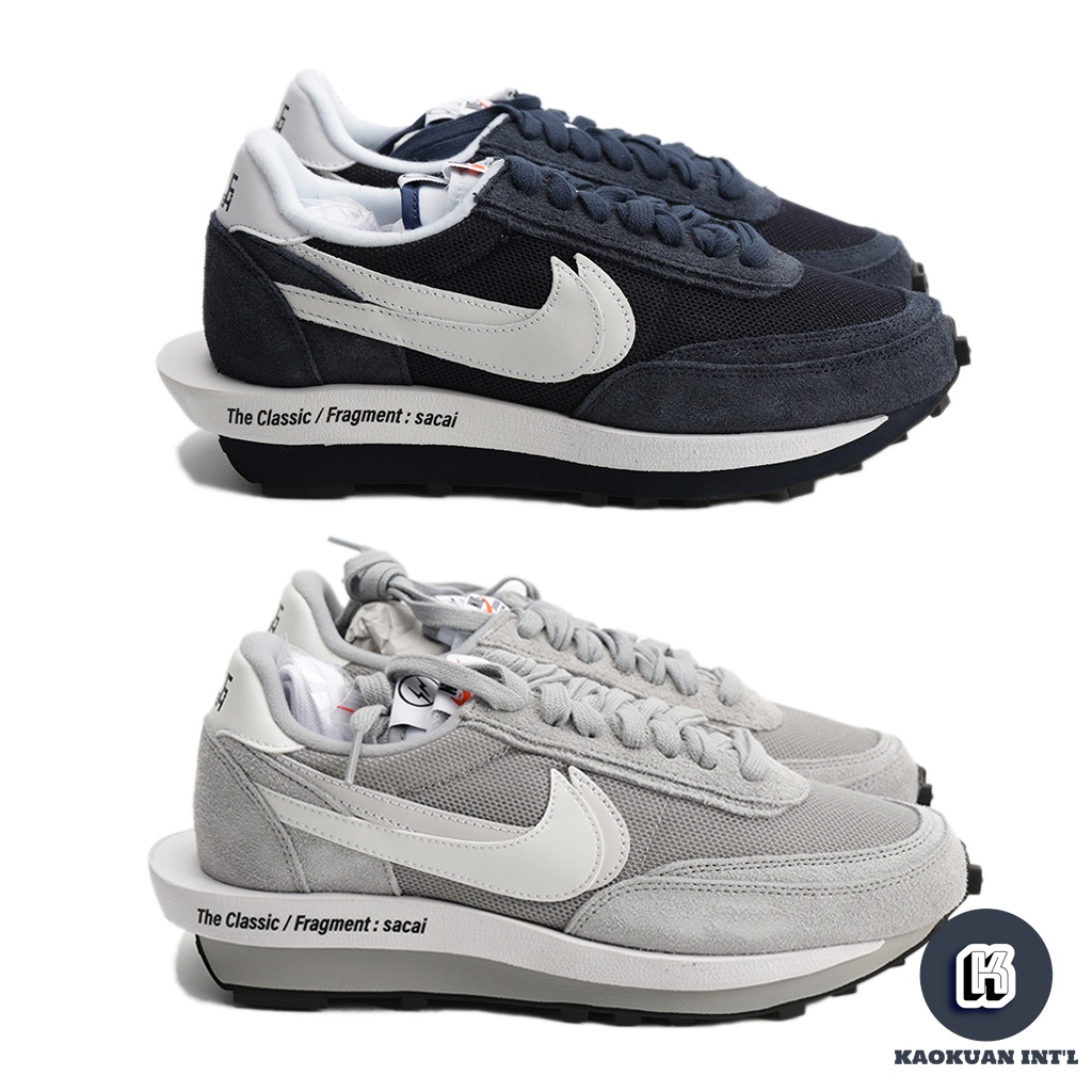 Nike LDWaffle Sacai x Fragment DH2684 灰001 藍400【高冠國際