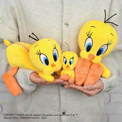 阿猴達可達日本限定款NICI LOONEY TUNES 崔弟Tweety 娃娃吊飾鑰匙圈