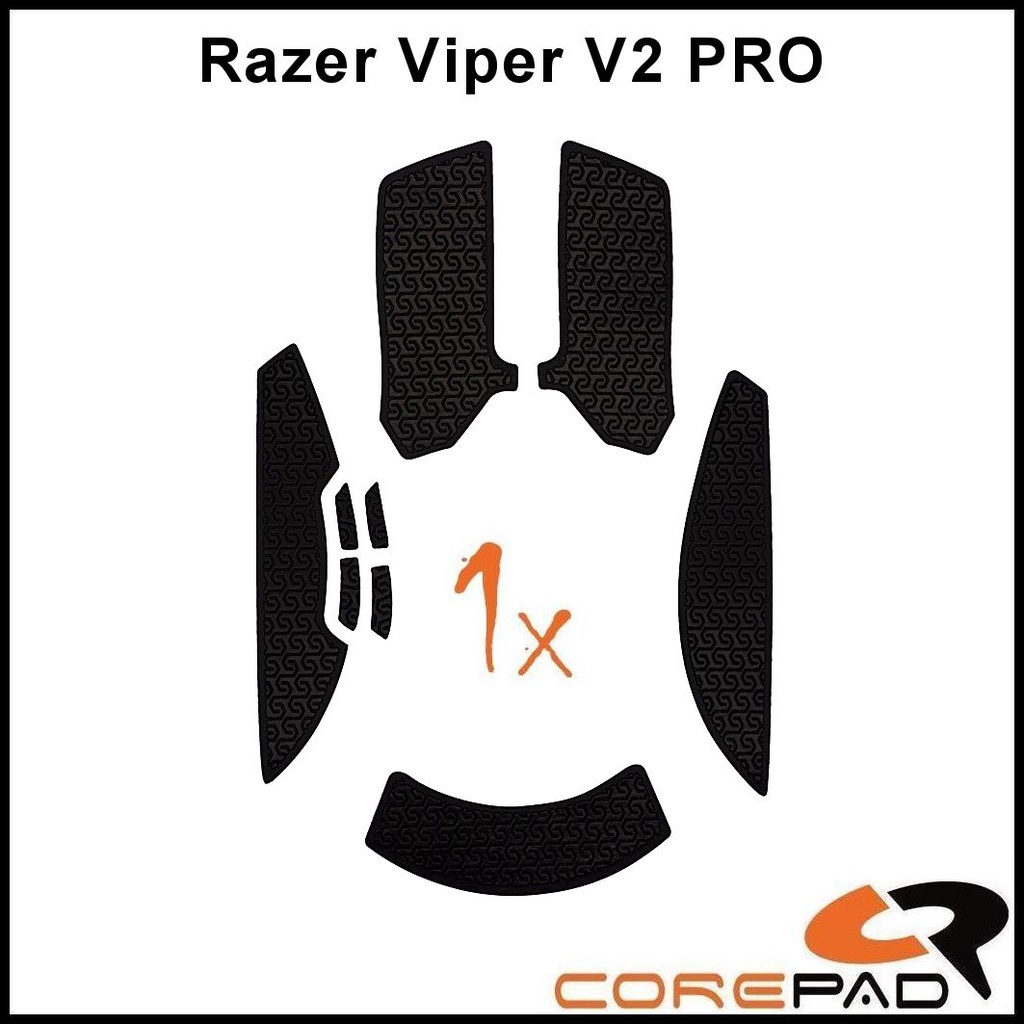 Corepad RAZER雷蛇Viper V2 PRO Wireless防滑貼黑色白色橘色毒蝰無線