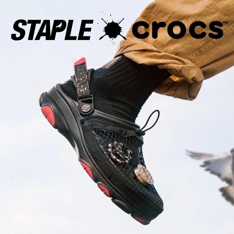 現貨 Crocs x Jeff Staple 聯乘 All-Terrain Clog涼鞋 黑 US11(M11)