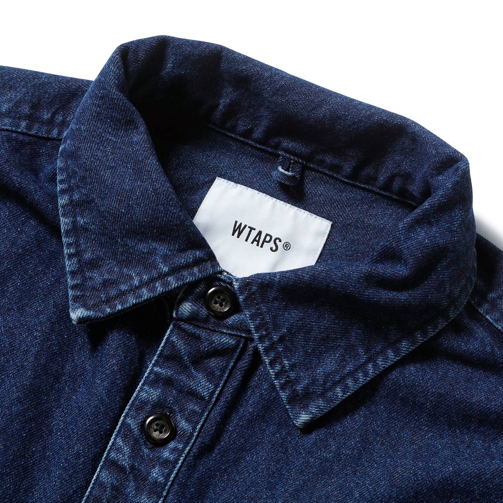 AllenTAPS】WTAPS 22AW WCPO 01 / LS / COTTON. DENIM 牛仔襯衫| 蝦皮購物